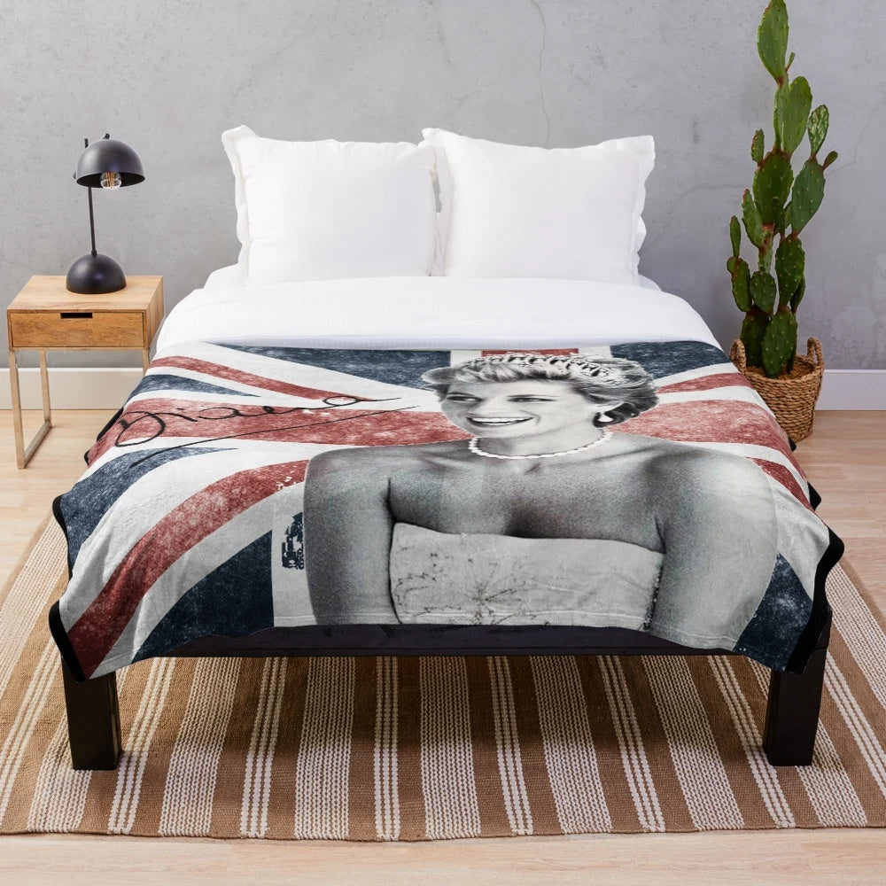 Lady Diana Inspired Plush Blanket