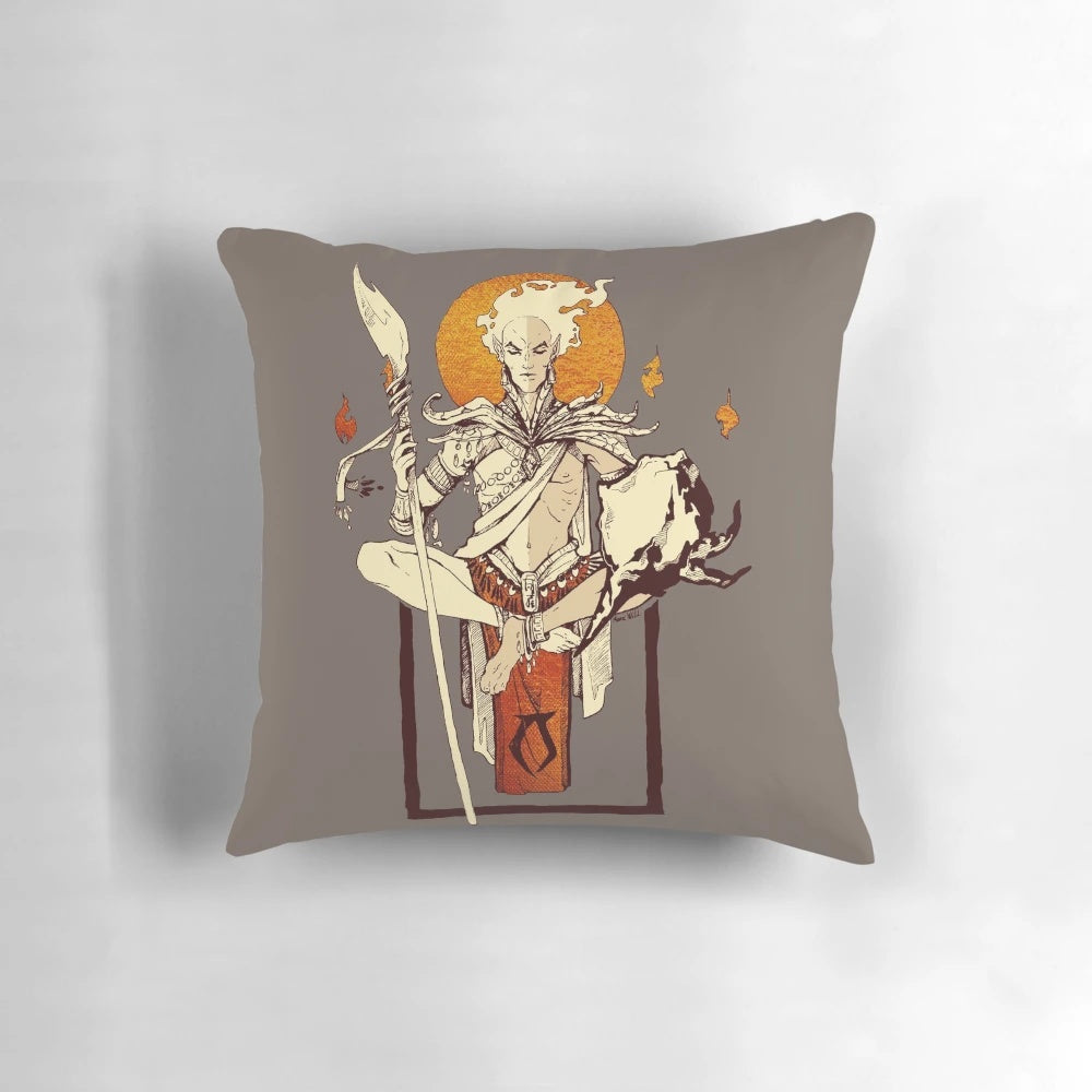 Lord Vehk Pillow - Featuring the iconic Dunmer deity from The Elder Scrolls: Morrowind