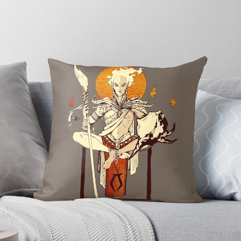 Lord Vehk Pillow - Featuring the iconic Dunmer deity from The Elder Scrolls: Morrowind