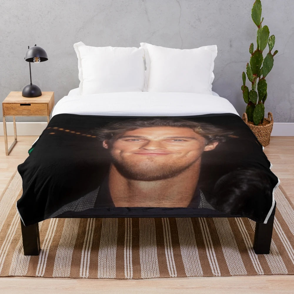 Soft and cozy plush blanket featuring Matthew McConaughey