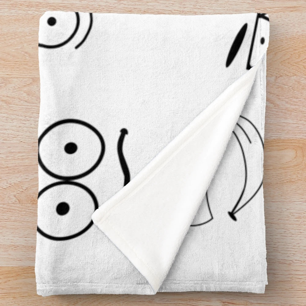 Natural plush blanket for comfortable home decor