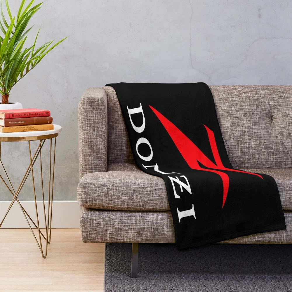 Donzi Marine Boats Plush Blanket featuring a cozy and comfortable design