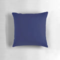 Navy blue solid color decorative pillow for home interior design