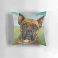 Noni and gold grass decorative pillow for bedroom