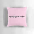 Soft, plush pillow featuring a nymphomaniac design with Lana Del Rey-inspired imagery.
