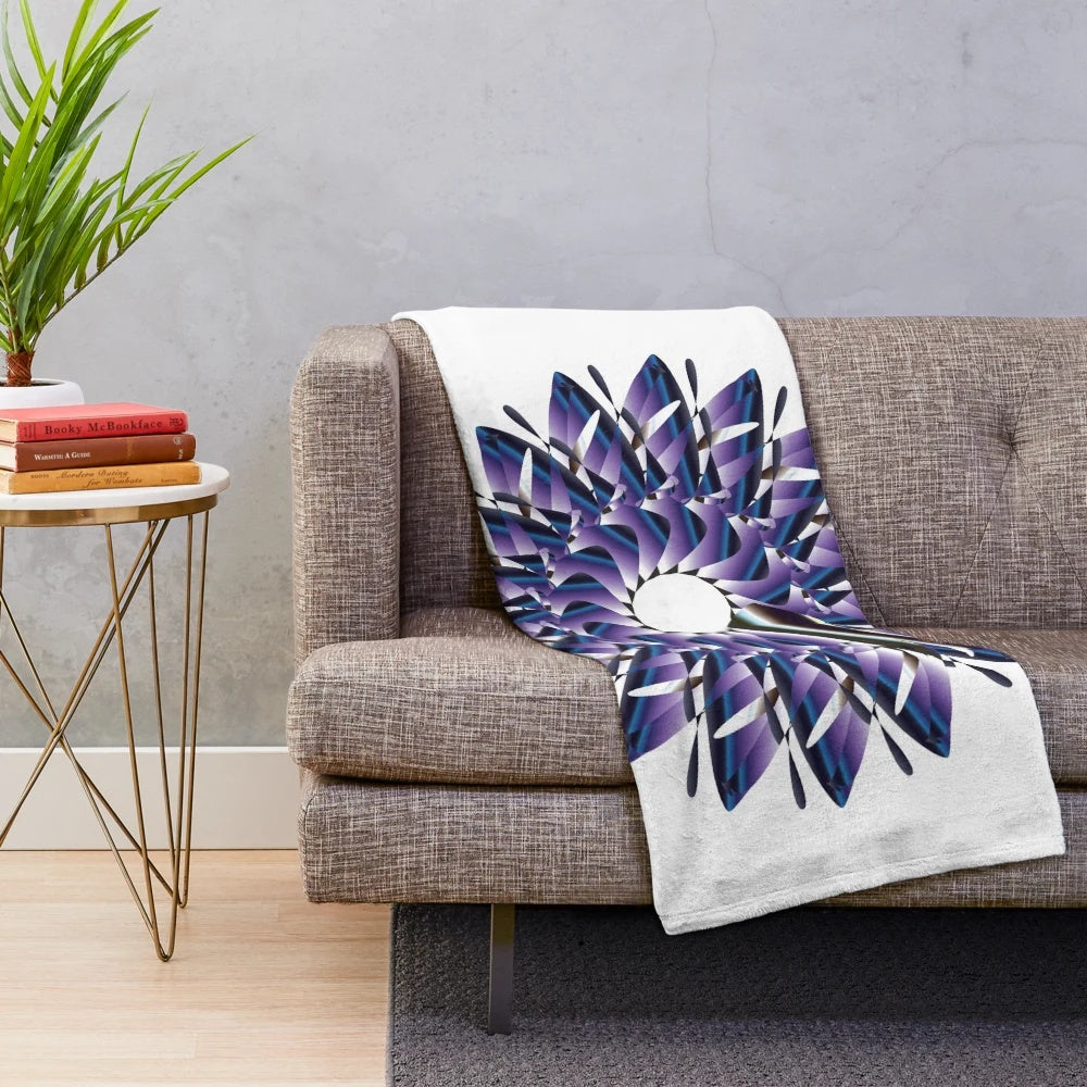 Soft and cozy premium plush blanket with a stylish designer pattern