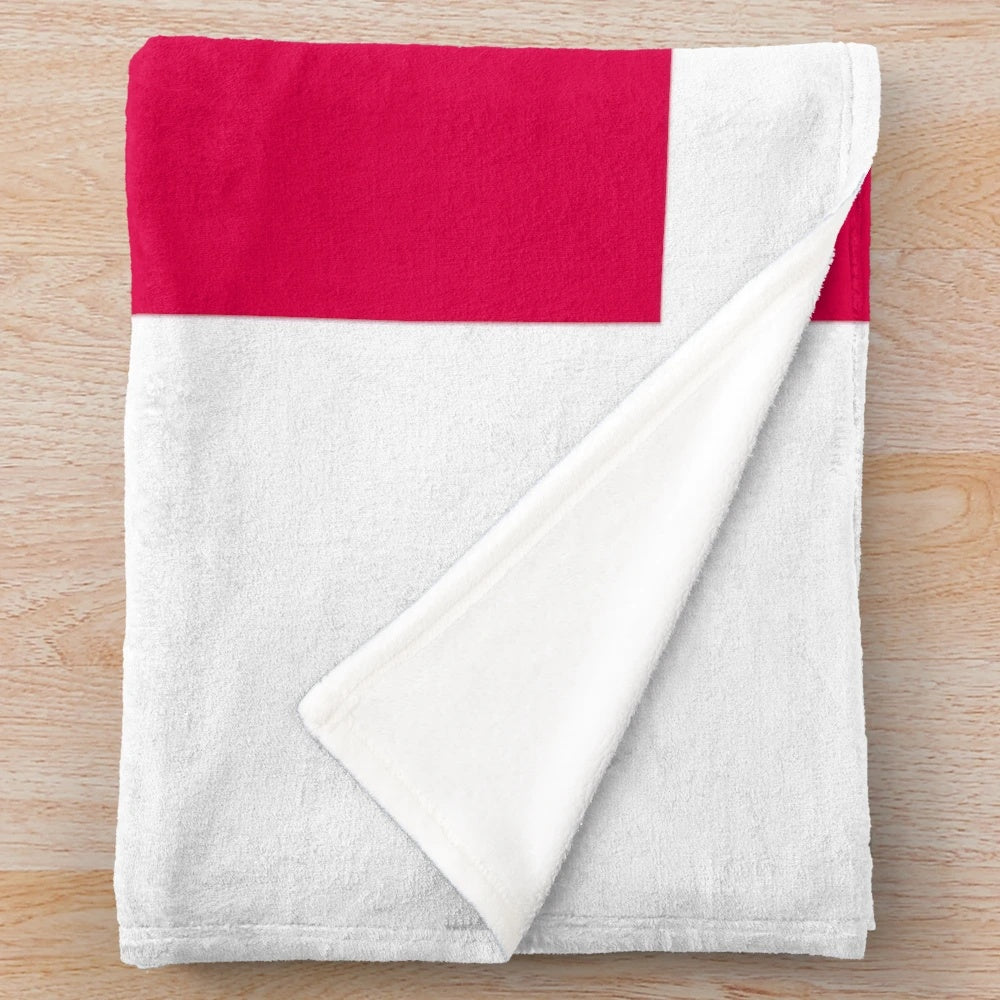 Plush blanket with French architectural design