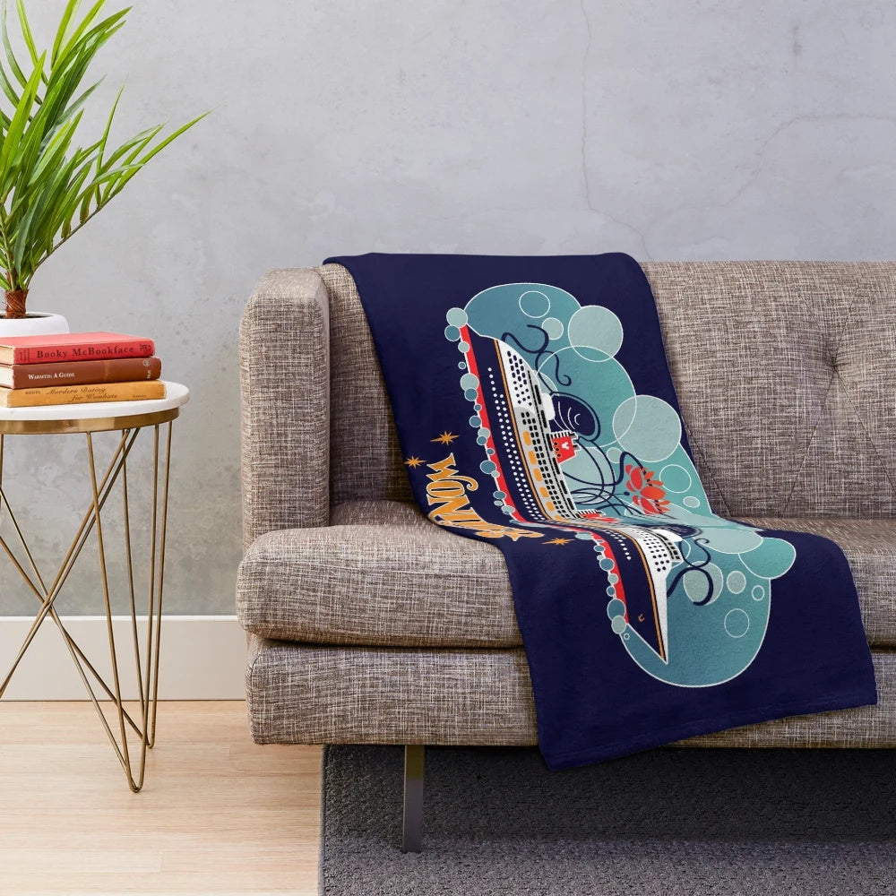 Soft and plush blanket for cozy comfort at home