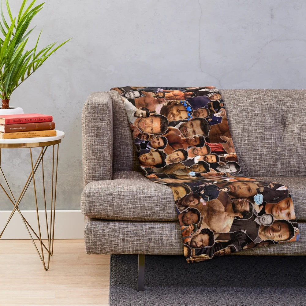 Soft and plush blanket featuring Hugh Jackman