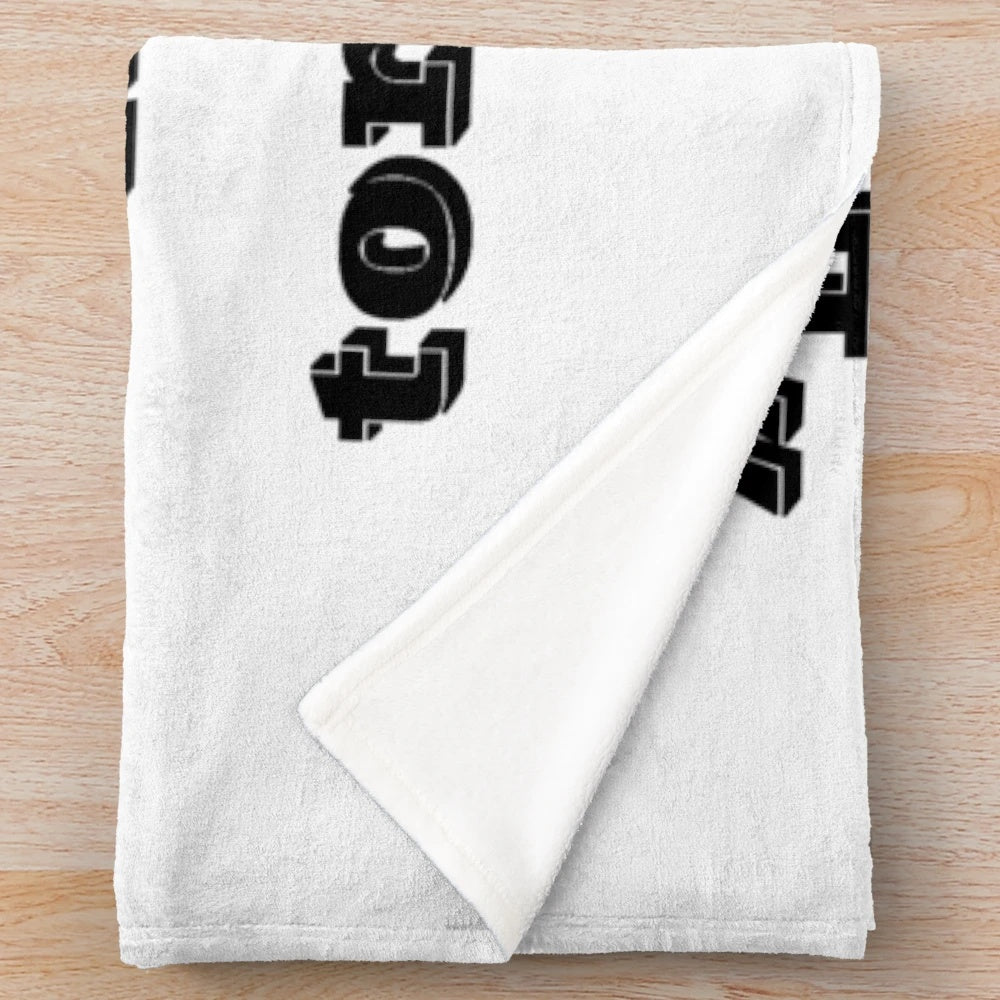 Luxurious designer plush blanket with a vibrant and symmetrical pattern