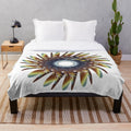 Plush blanket with a stylish and trendy design