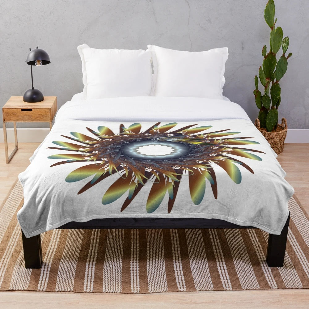 Plush blanket with a stylish and trendy design