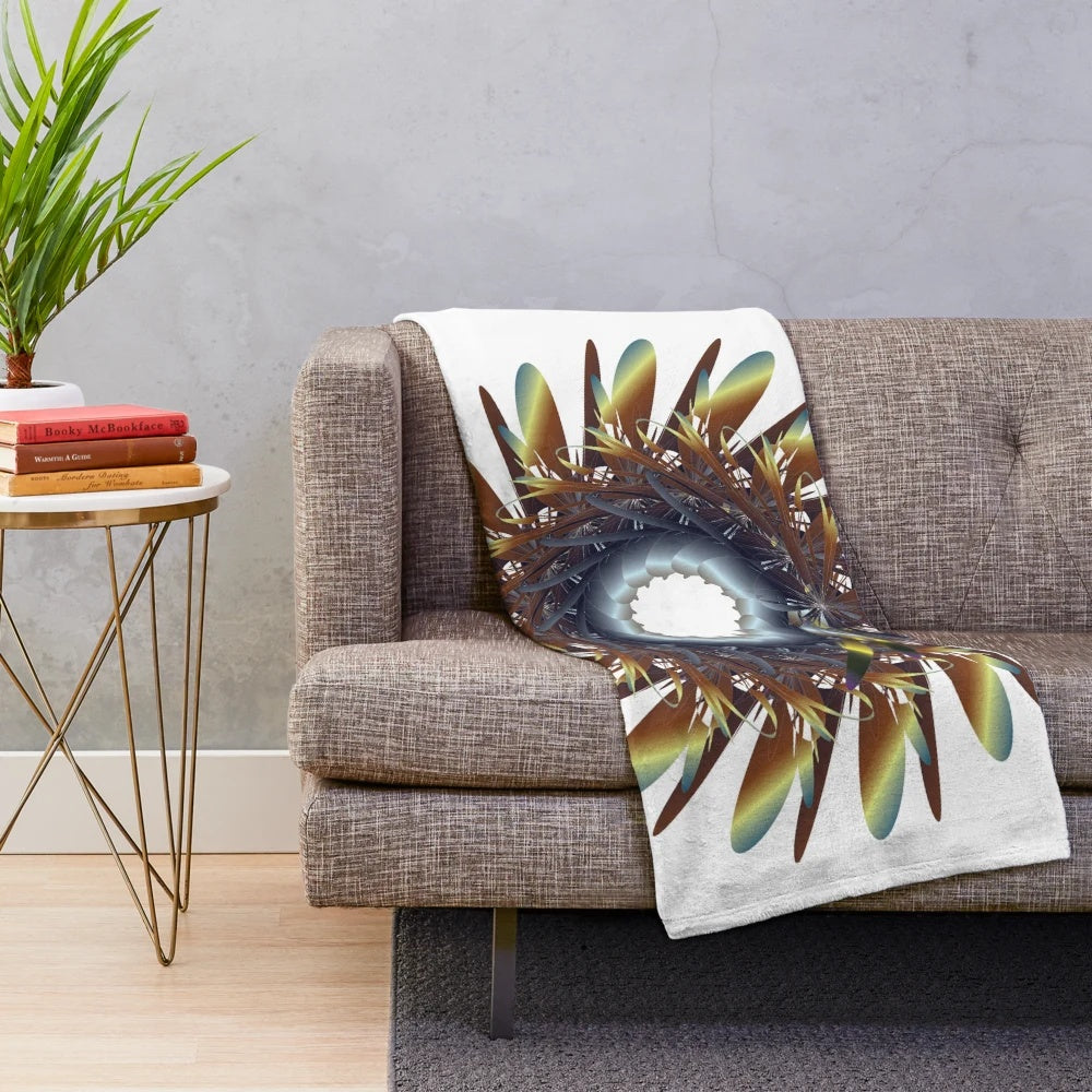 Plush blanket with a stylish and trendy design
