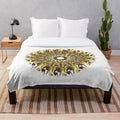 Plush blanket with a stylish and trendy design