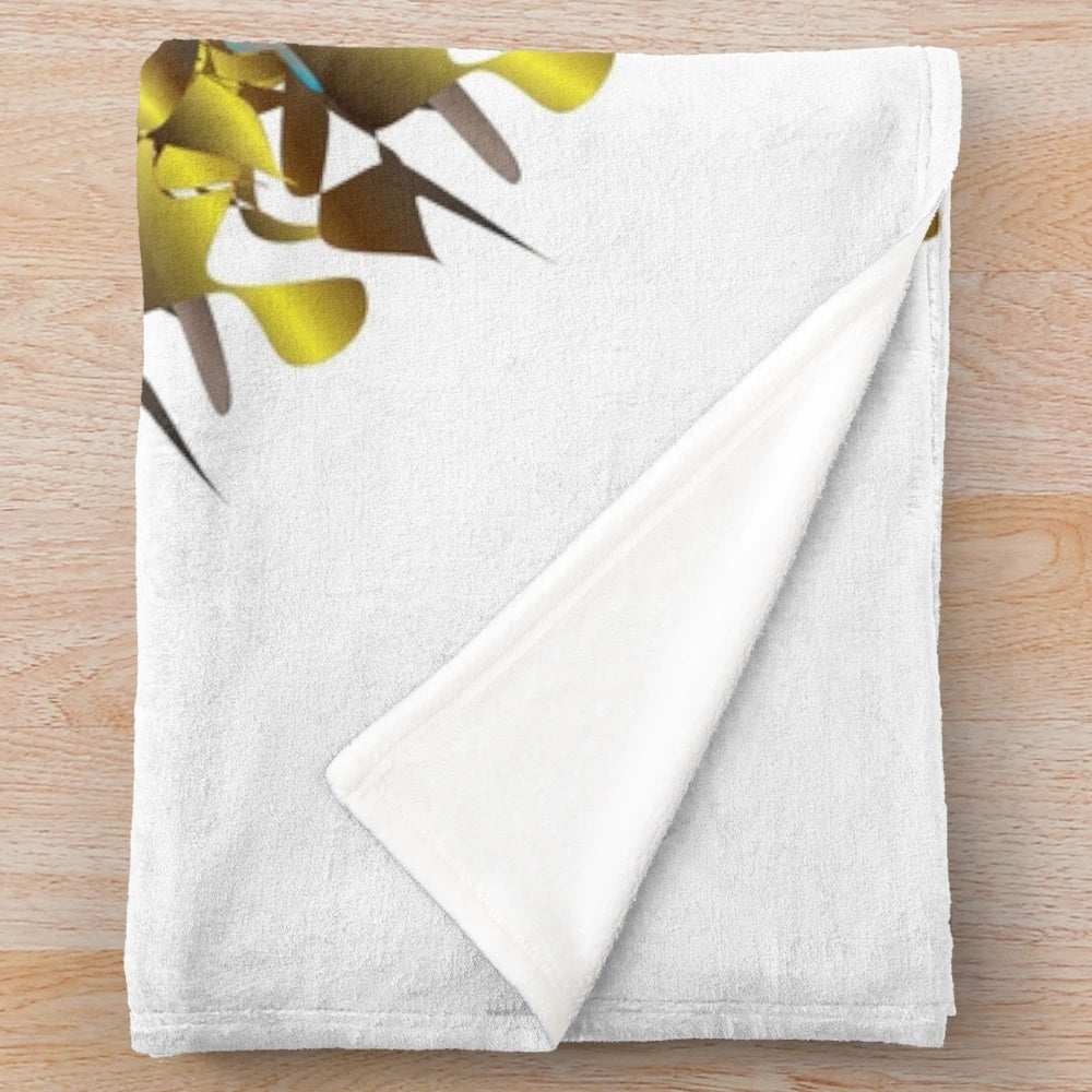 Plush blanket with a stylish and trendy design
