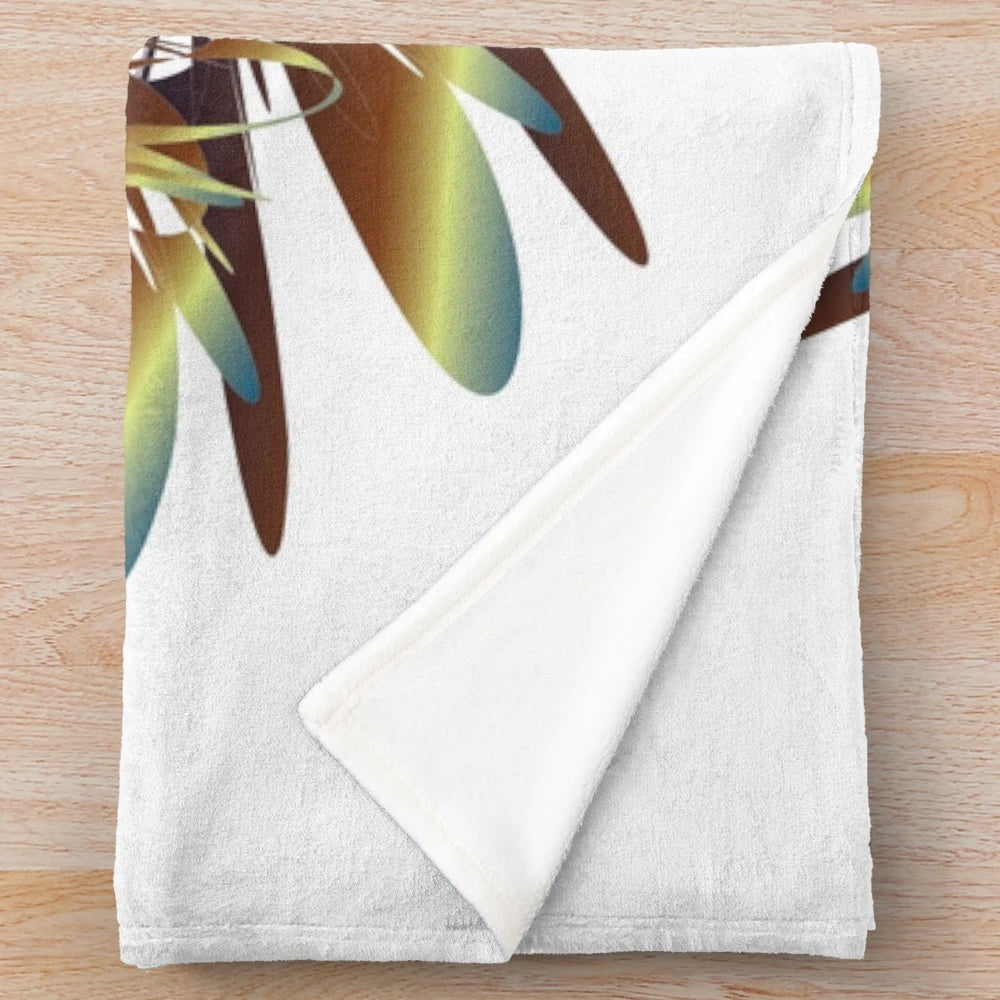 Plush blanket with a stylish and trendy design