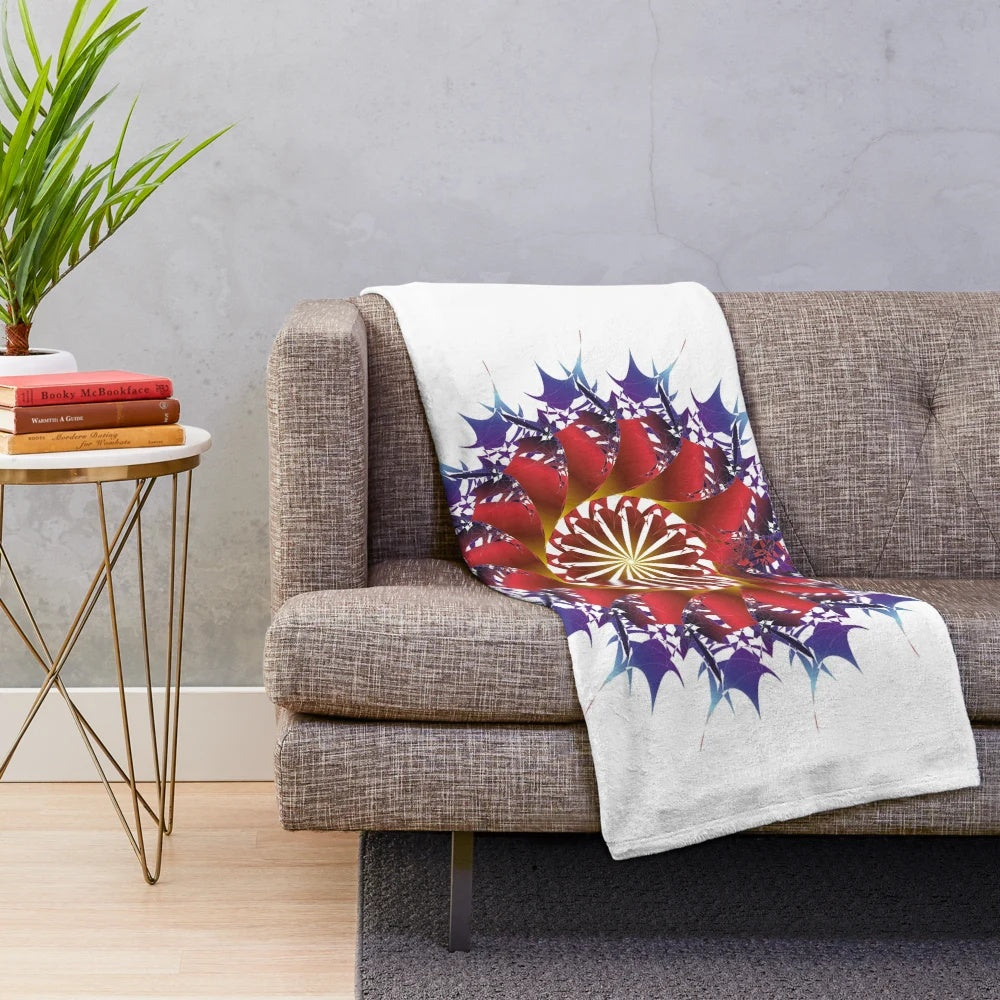Plush and Cozy Designer Blanket with Vibrant Pattern