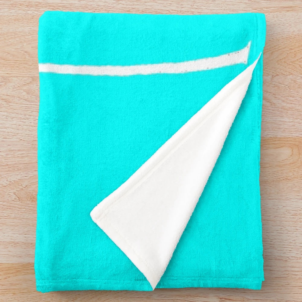 Soft and cozy plush blanket with beautiful palm design