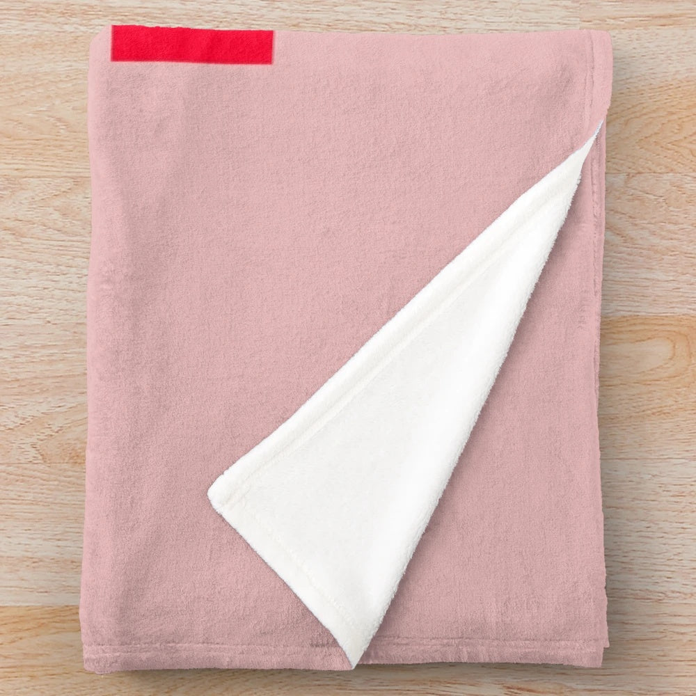 Luxurious plush blanket with positive affirmation design