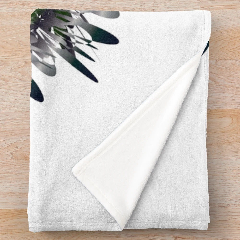 Luxurious and soft plush blanket with a stylish designer pattern