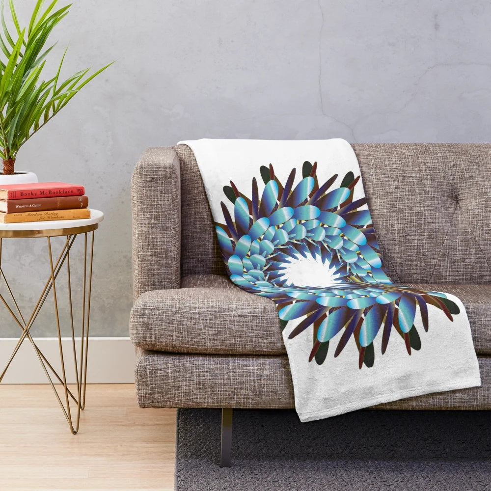 Soft and fluffy designer plush blanket