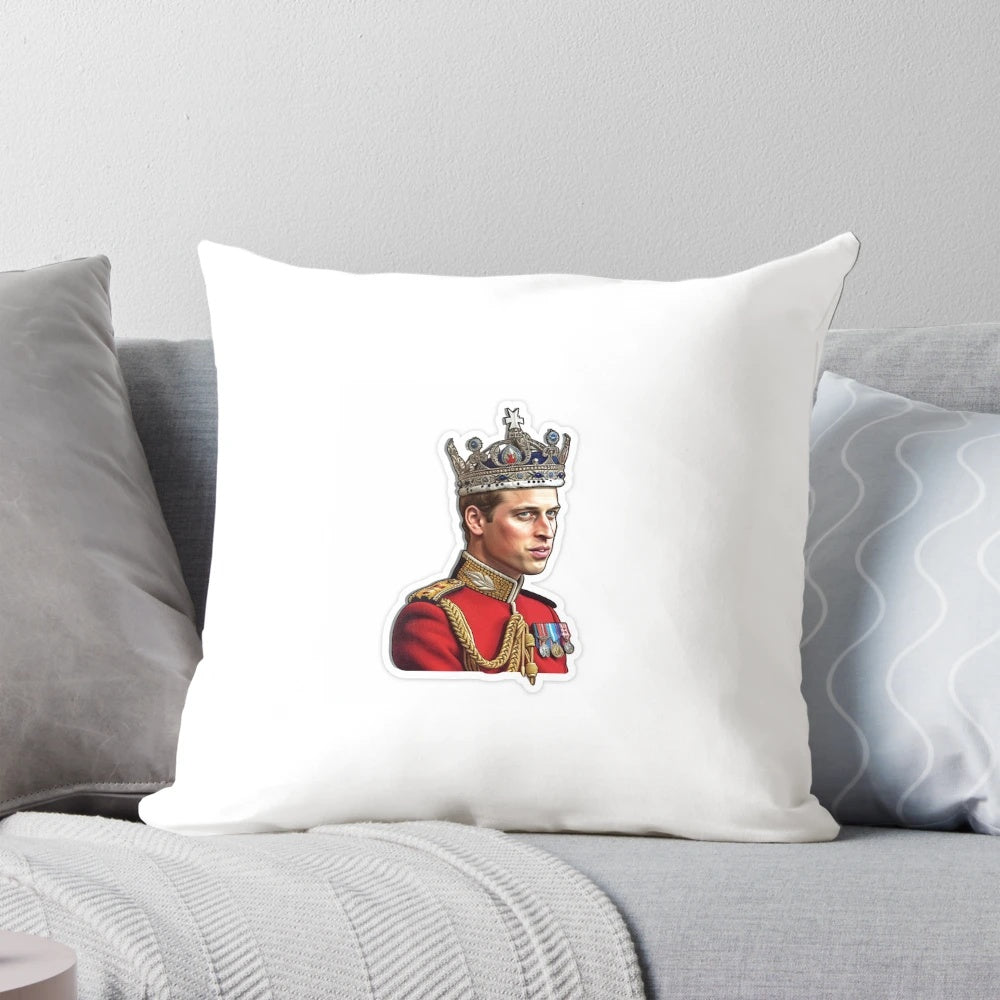 Prince William Pillow - Elegant Royal Home Decor
