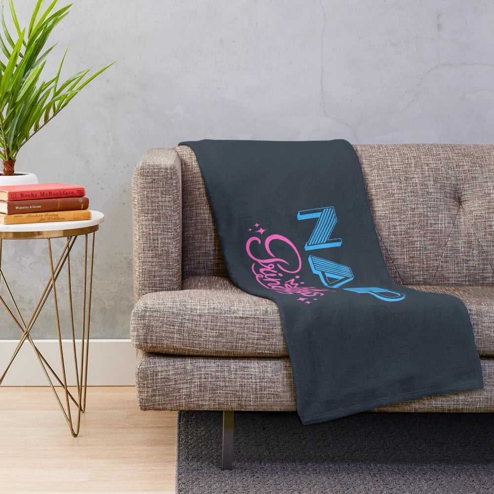 Soft and cozy princess-themed plush blanket for relaxing naps