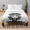 Queen Idia Inspired Soft and Cozy Plush Blanket
