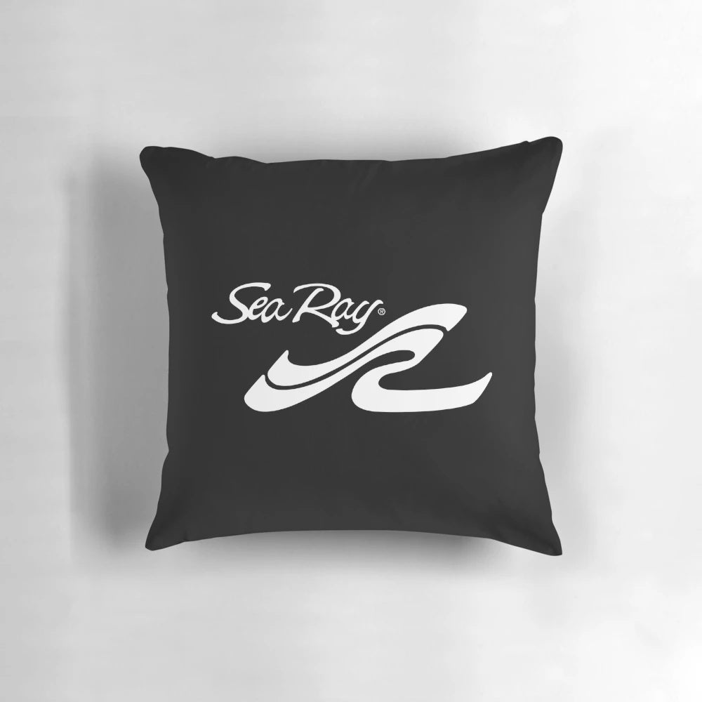 A vibrant Pillow featuring the iconic Sea Ray Boats logo, perfect for boating enthusiasts.