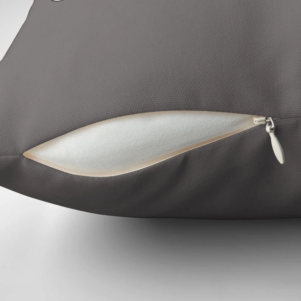 Soft, plush suede pillow with a modern and chic design, perfect for adding a touch of British style to your home.