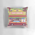 Beautifully designed Sunday pillow for a cozy and inviting bedroom atmosphere