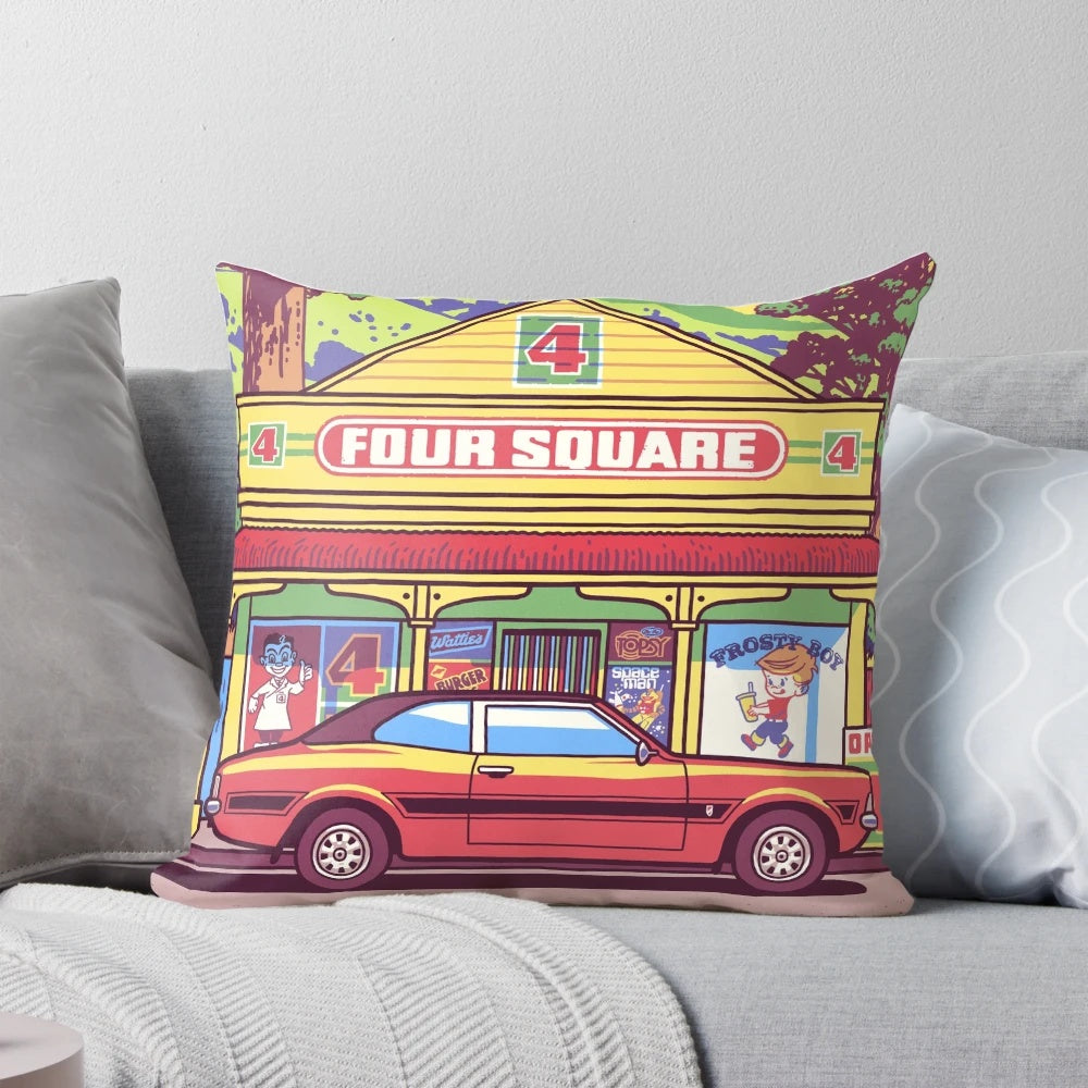 Beautifully designed Sunday pillow for a cozy and inviting bedroom atmosphere
