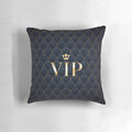 Elegant VIP abstract quilted background pillow with a touch of golden opulence