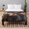 Soft and plush throw blanket for comfortable home decor