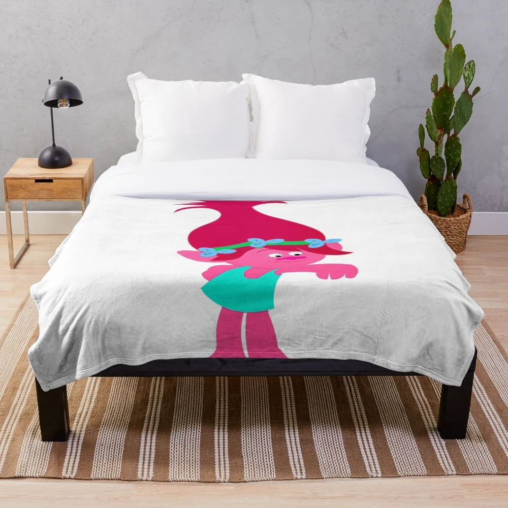 Soft plush blanket in a cozy design