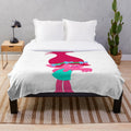 Soft plush blanket in a cozy design