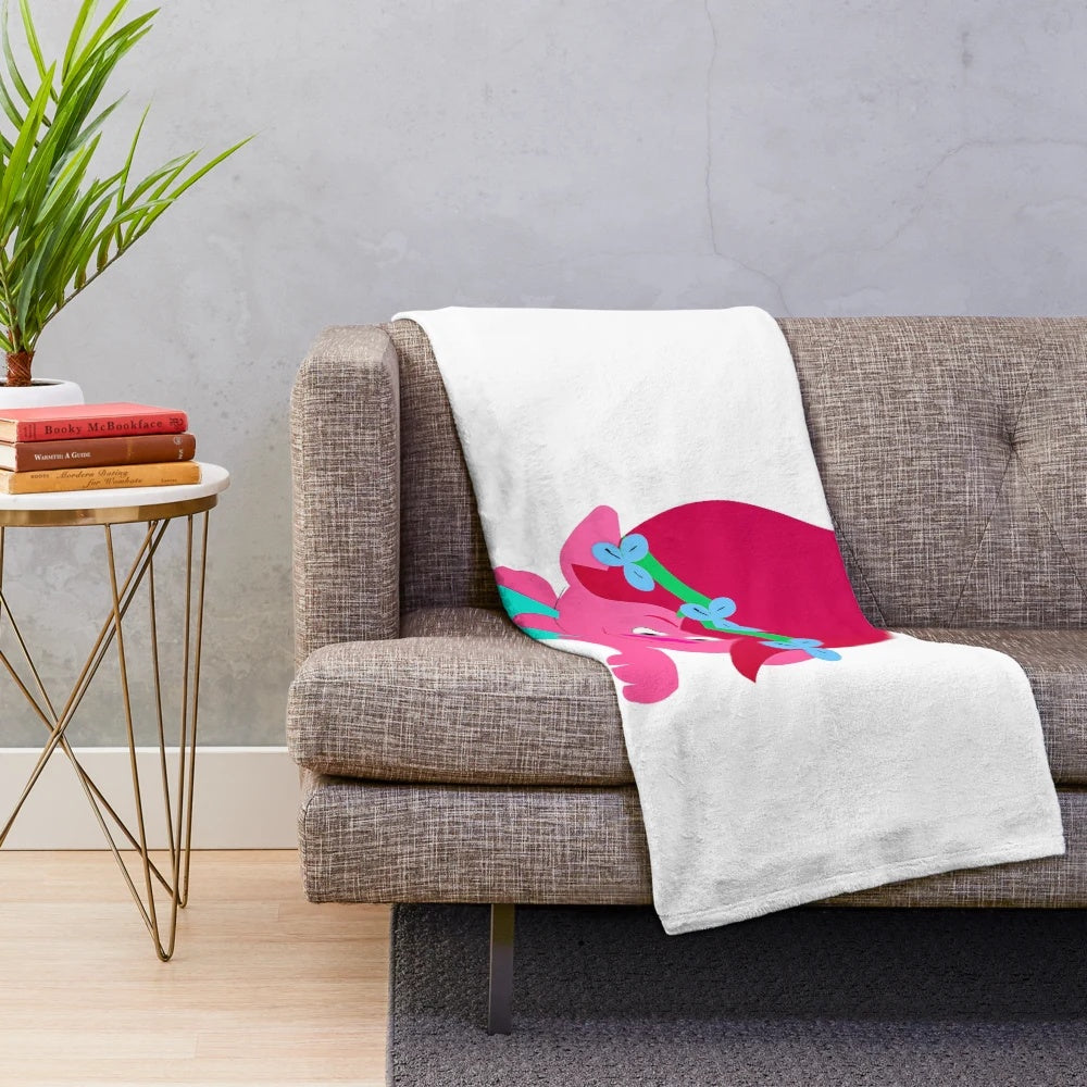 Soft plush blanket in a cozy design