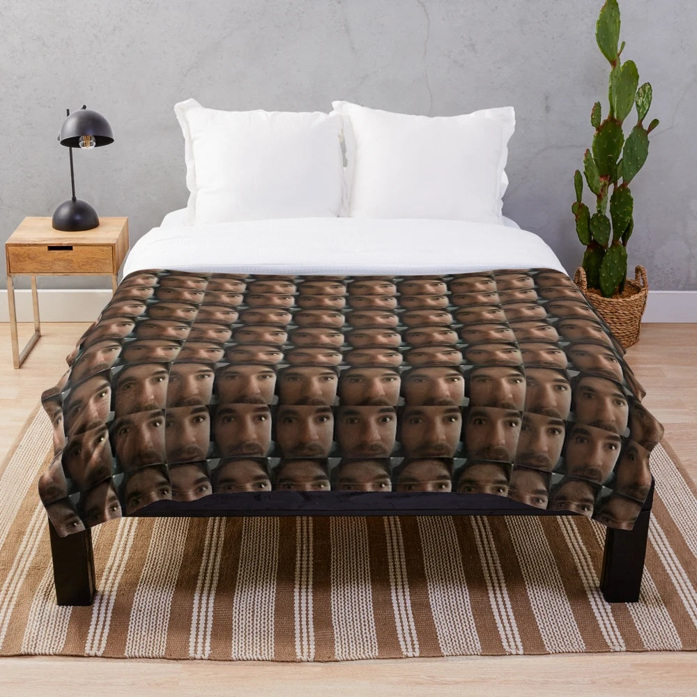 Plush blanket in a soft, cozy fabric