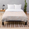 Soft and cozy tiger print plush blanket for home decor
