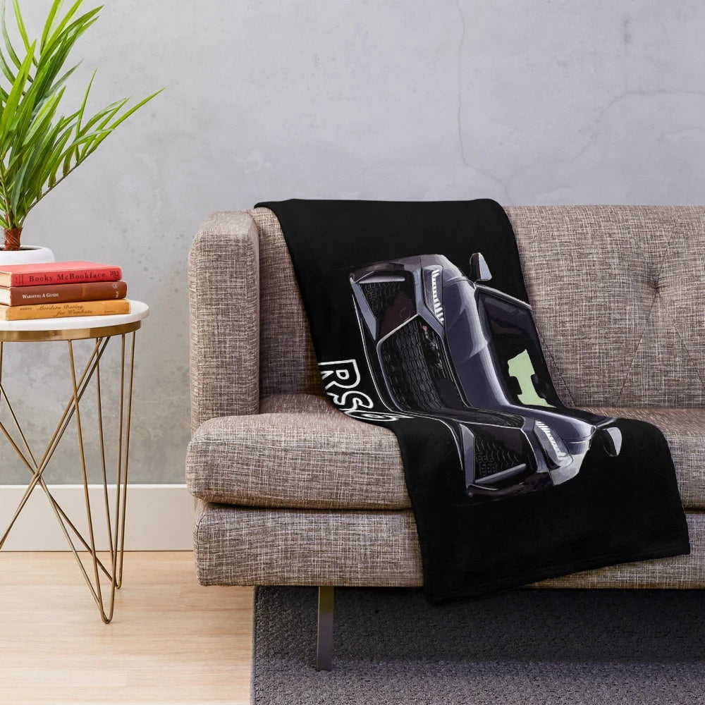 Audi RS6 inspired plush blanket