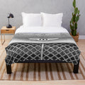 Bentley-inspired plush blanket with soft, high-quality material