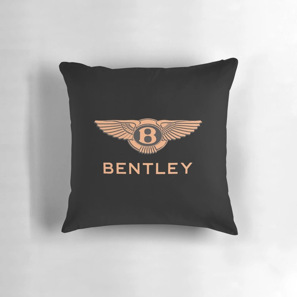 Bentley Motors Luxury Car Pillow - Handcrafted Automotive Home Decor