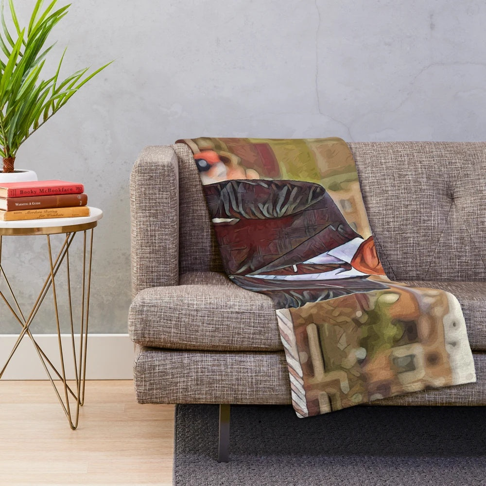 Daniel Craig-inspired plush blanket for movie enthusiasts