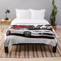 Integra DC5 Type R inspired plush blanket for car enthusiasts