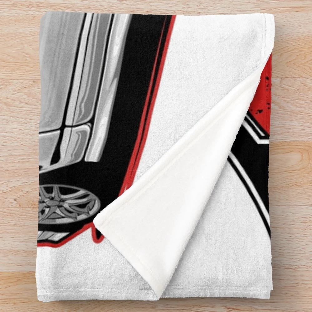Integra DC5 Type R inspired plush blanket for car enthusiasts