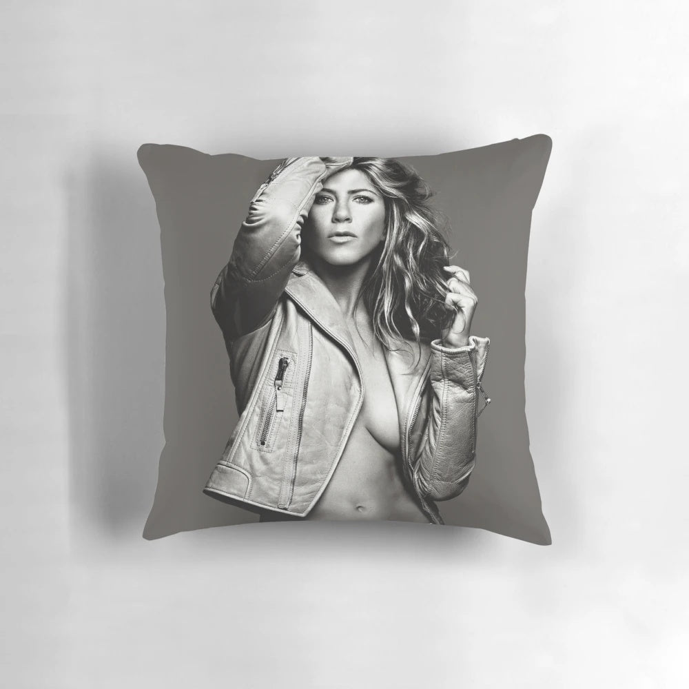Plush Jennifer Aniston Pillow - Soft and Cozy Décor for Fans of the Famous Actress