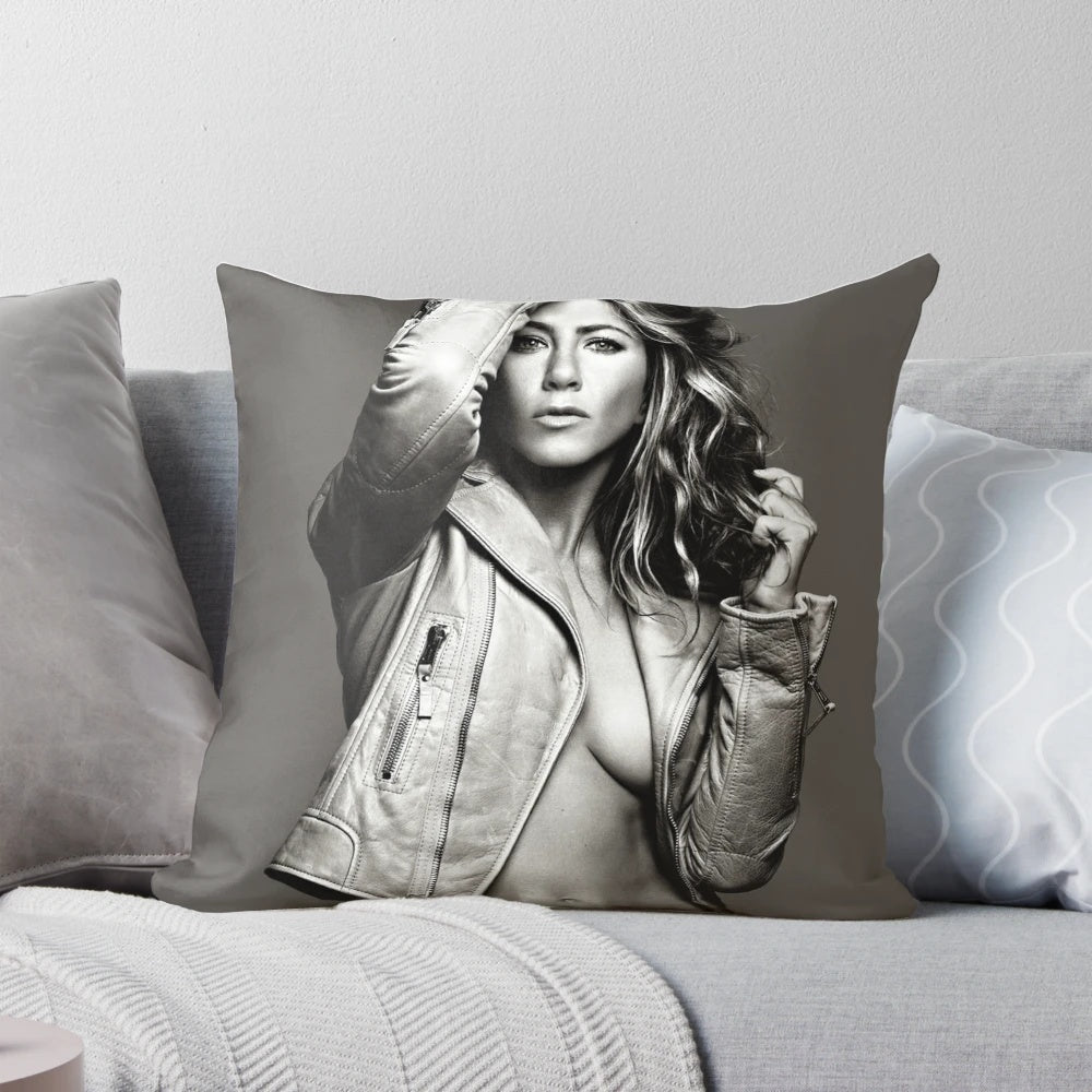 Plush Jennifer Aniston Pillow - Soft and Cozy Décor for Fans of the Famous Actress