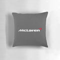 Plush Carbon Fiber Pillow with Iconic McLaren Logo