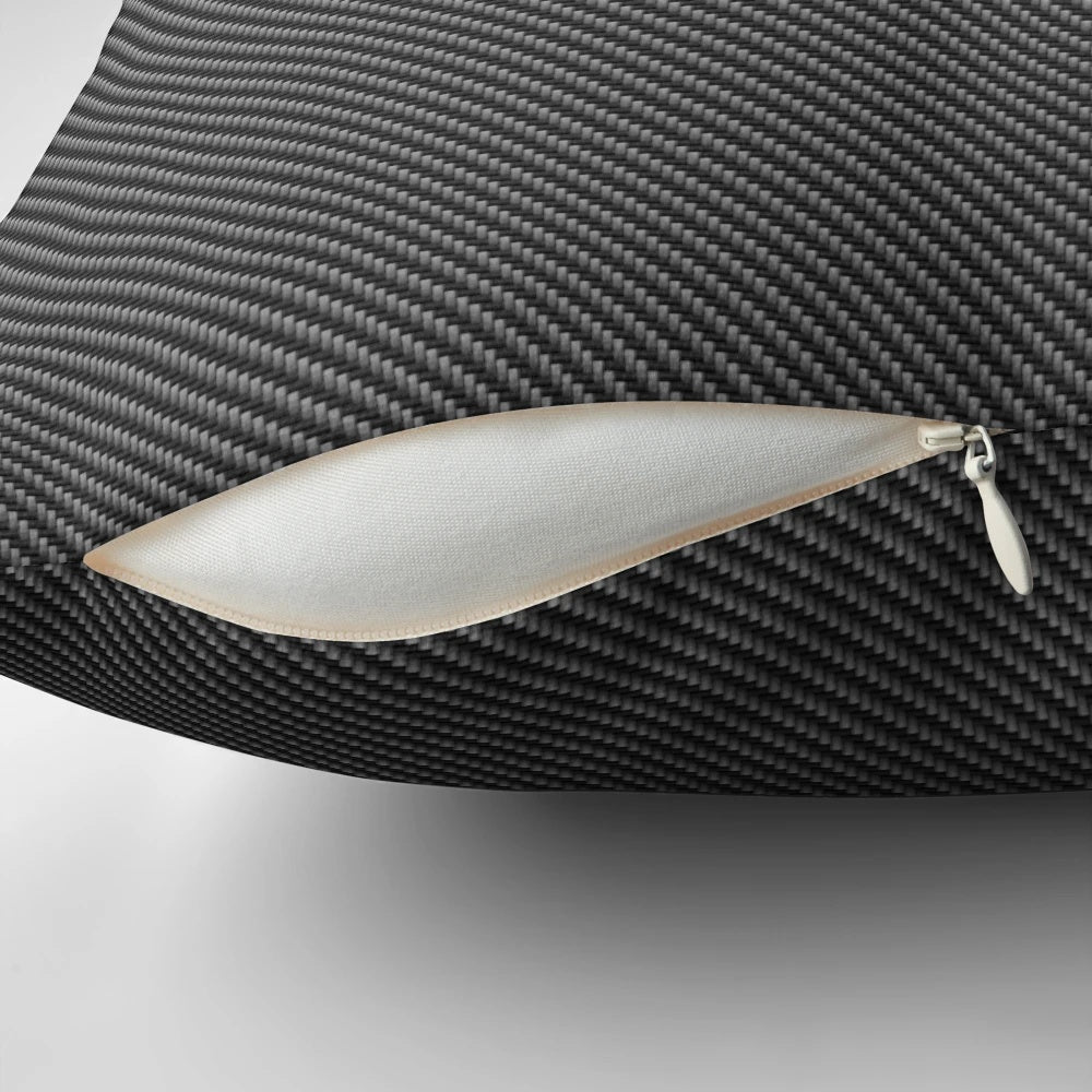 Plush Carbon Fiber Pillow with Iconic McLaren Logo