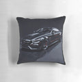 Plush Mercedes-Benz AMG-inspired throw pillow for car lovers